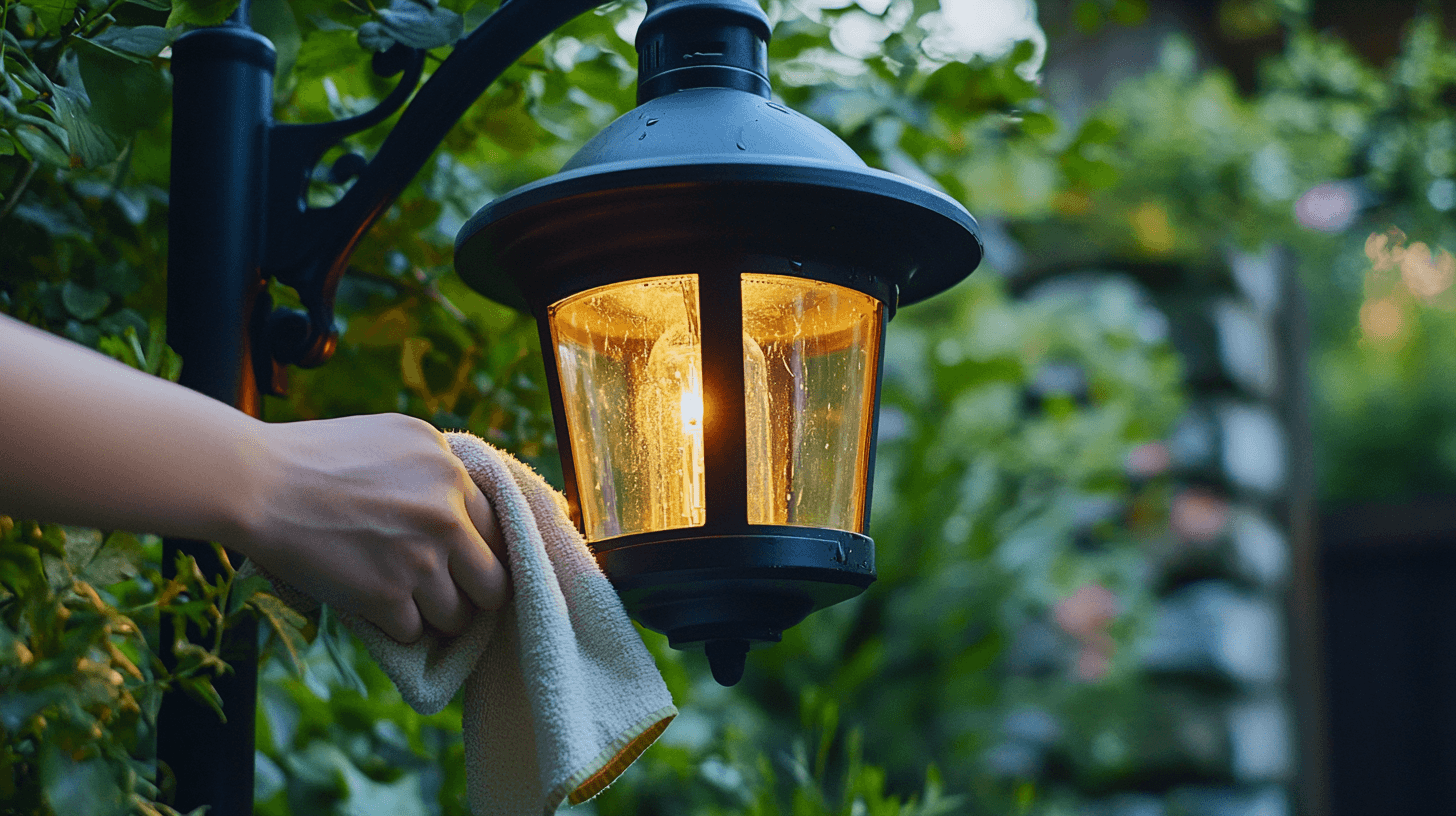 Pflege und Wartung der Gartenbeleuchtung