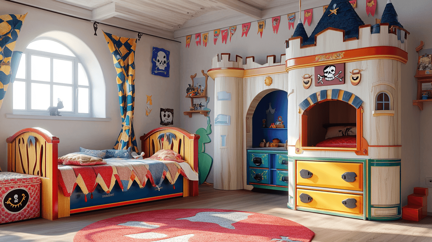 Themenbasierte Möbel für das Kinderzimmer