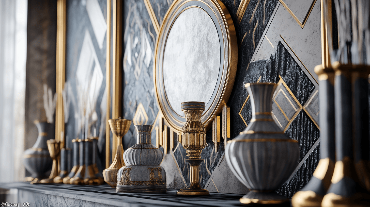 Dekoration im Art Déco Stil: Geometrie und Luxus