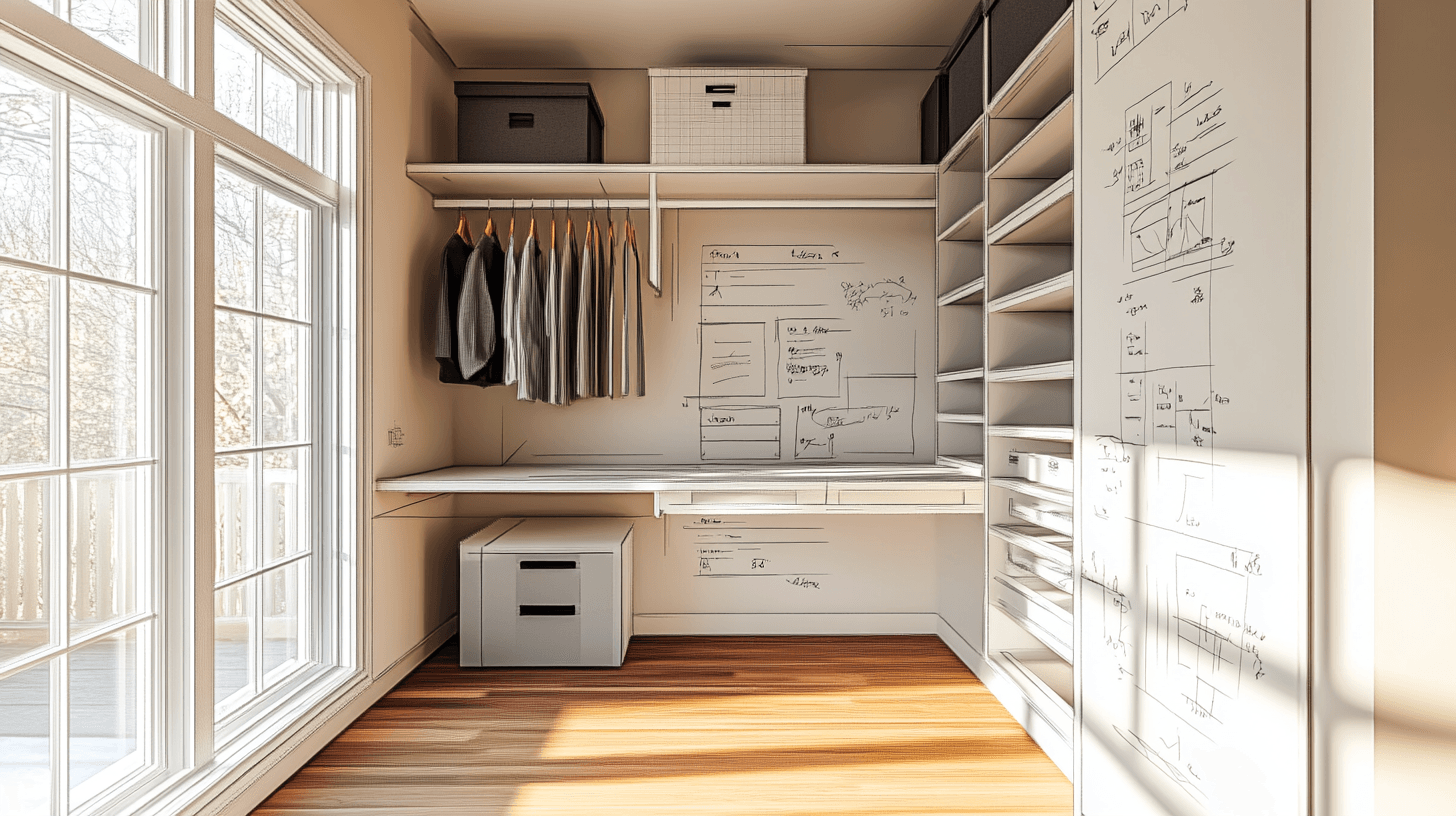 Die richtige Planung für dein Kleiderschrank-Büro
