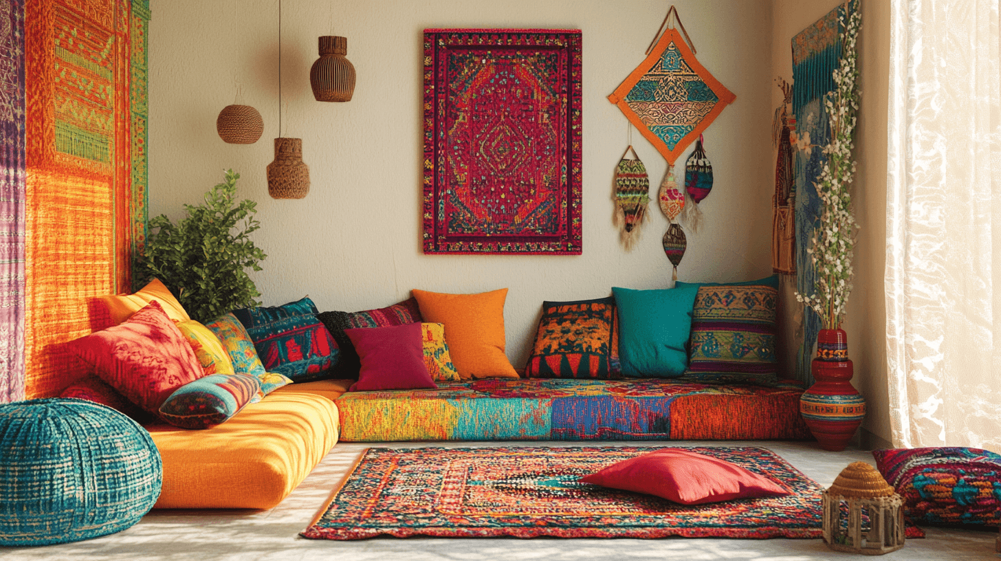 Dekoration und Accessoires als Farbtupfer