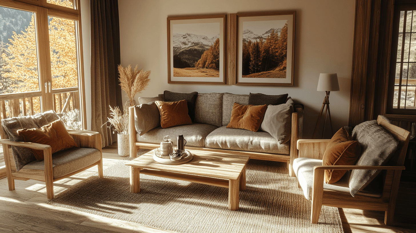 Farbgestaltung im Chalet-Stil: Erdige Töne und warme Nuancen
