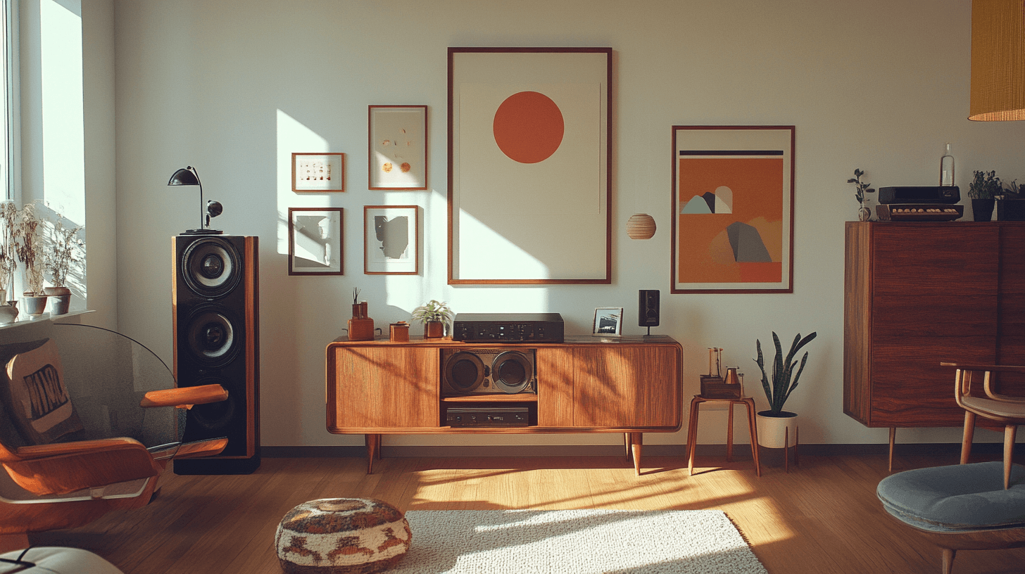 Dekoration im Scandi-Retro-Stil: Akzente setzen