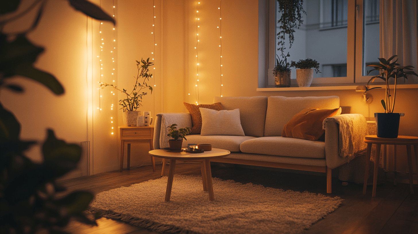 Wohnzimmer im Hygge-Stil: Minimalismus trifft Gemütlichkeit