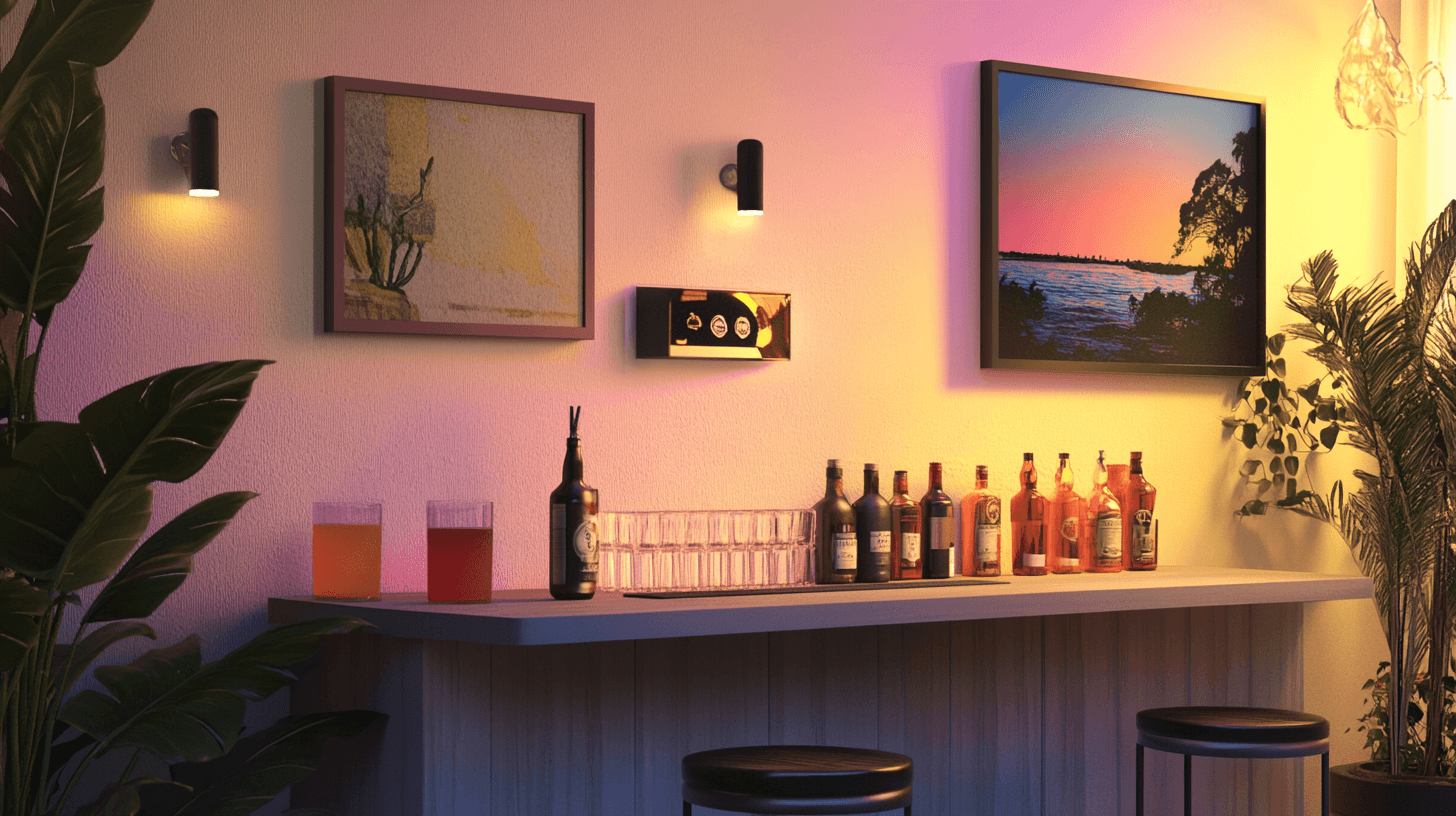 Dekorationstipps für eine einladende Bar-Atmosphäre