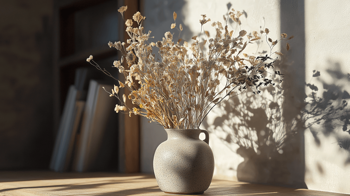 Pflege und Haltbarkeit von Trockenblumen-Gestecken