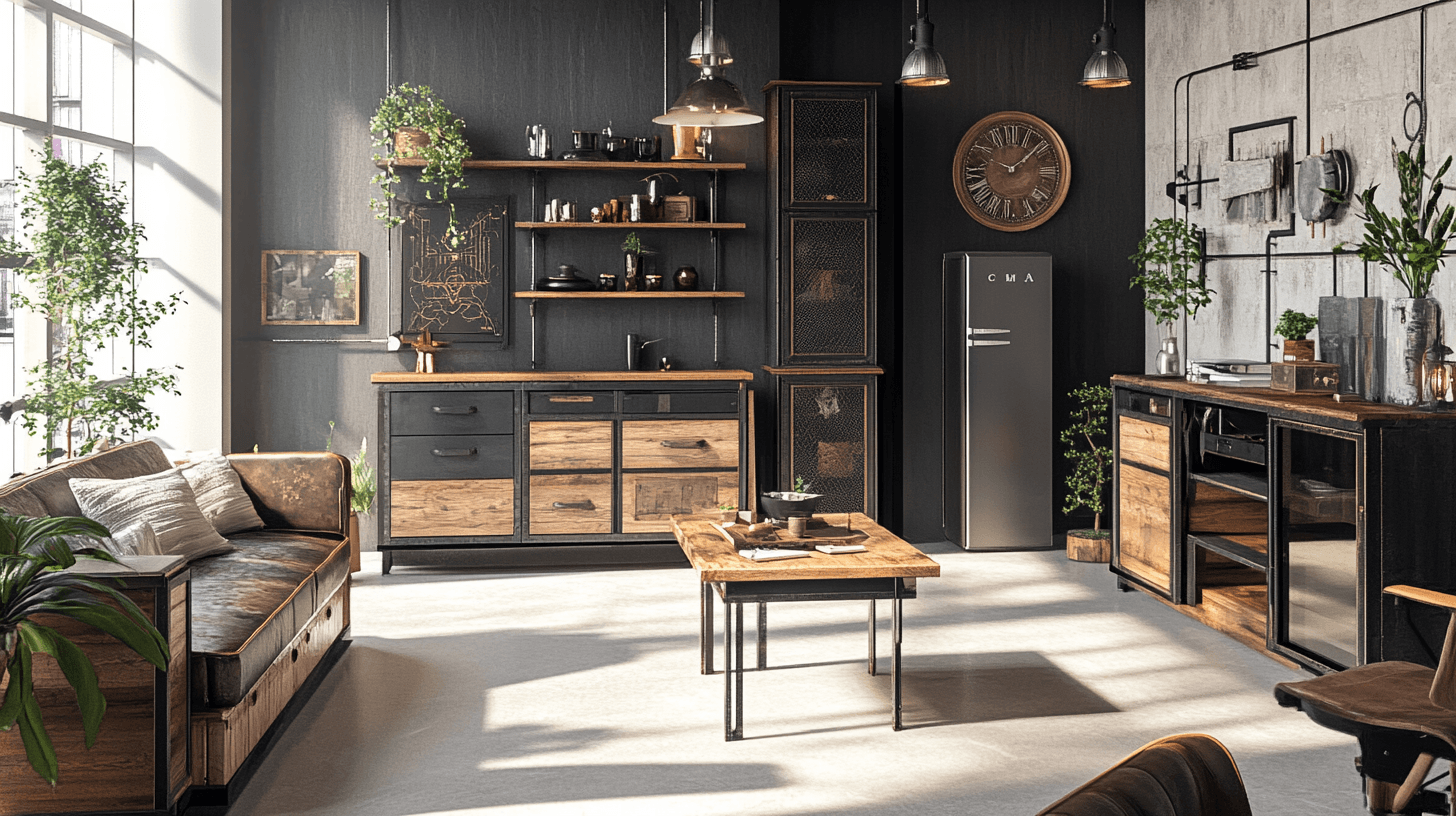 Wohnstile kombinieren: Urban Industrial trifft auf andere Trends