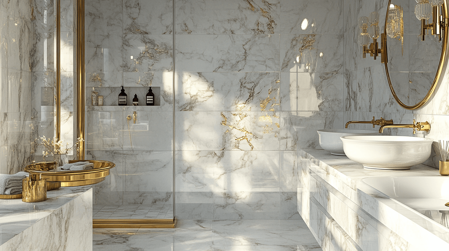 Hochwertige Materialien für ein luxuriöses Badezimmer
