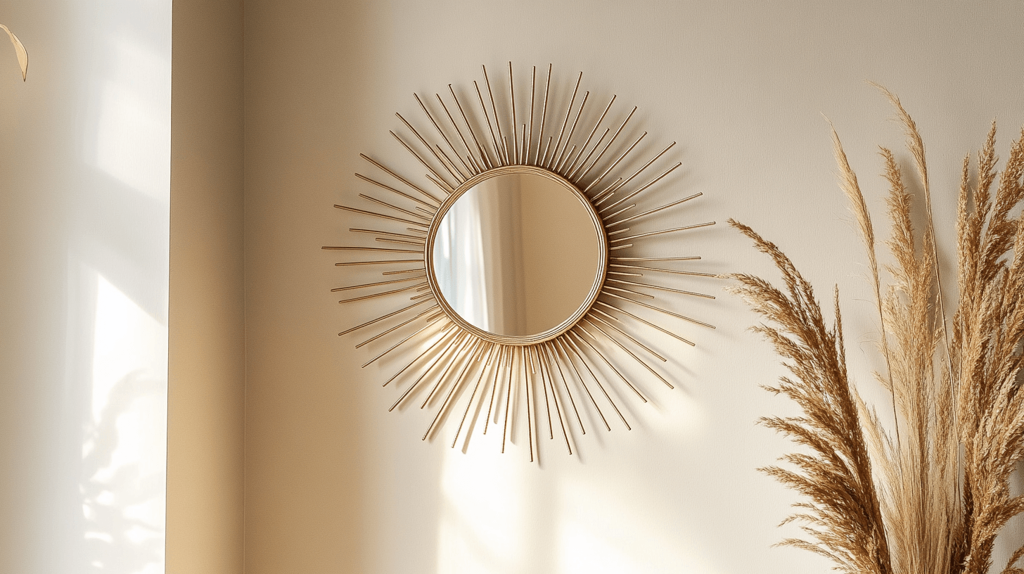 Sonnenspiegel als Deko-Highlight: Moderne und Retro vereint