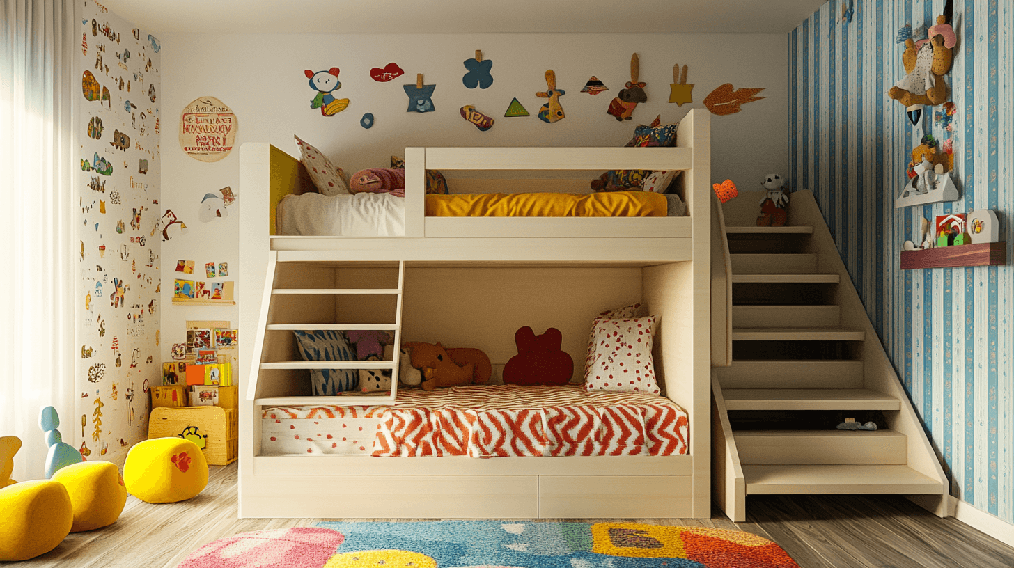 Kreative Gestaltungsideen für das Kinderzimmer mit Etagenbett