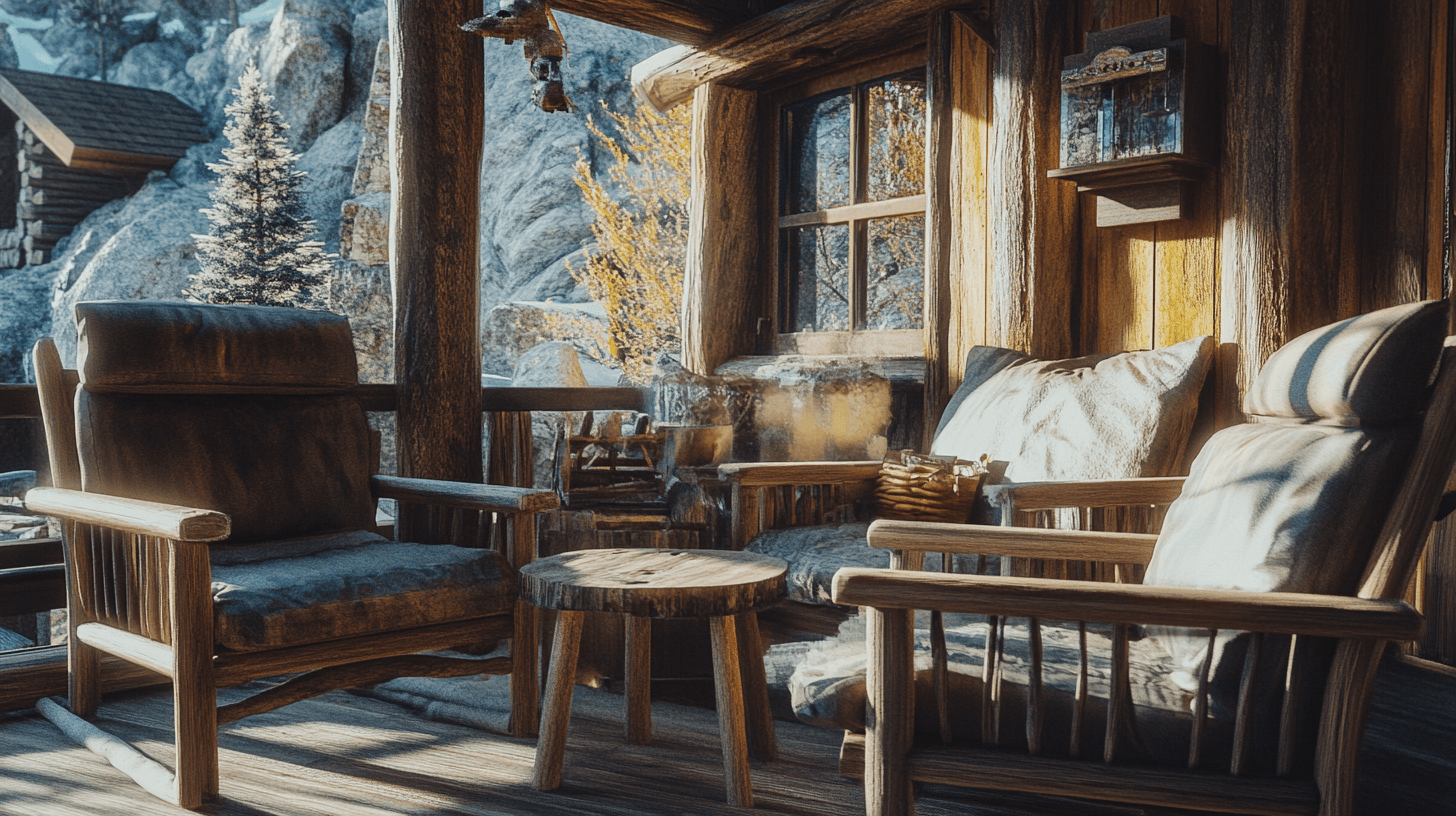 Rustikale Möbel für die Mountain Lodge