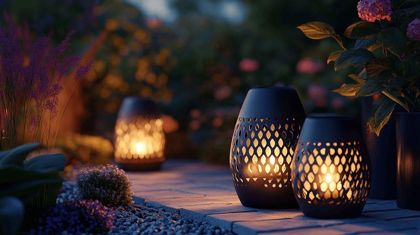 Laternen als stilvolle Lichtquelle im Garten