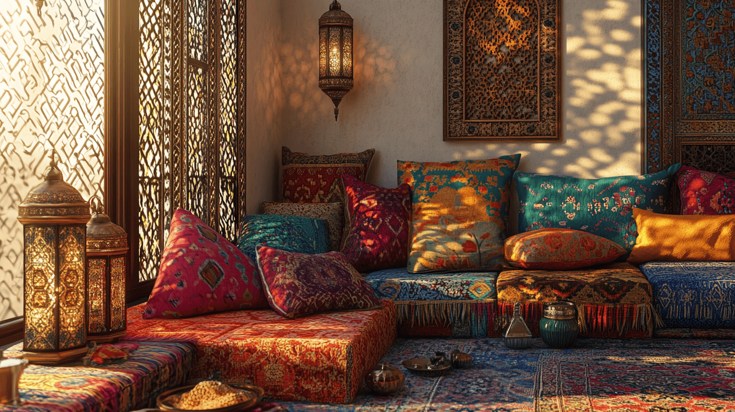 Moroccan Style: Farbenfrohe Muster und exotische Materialien