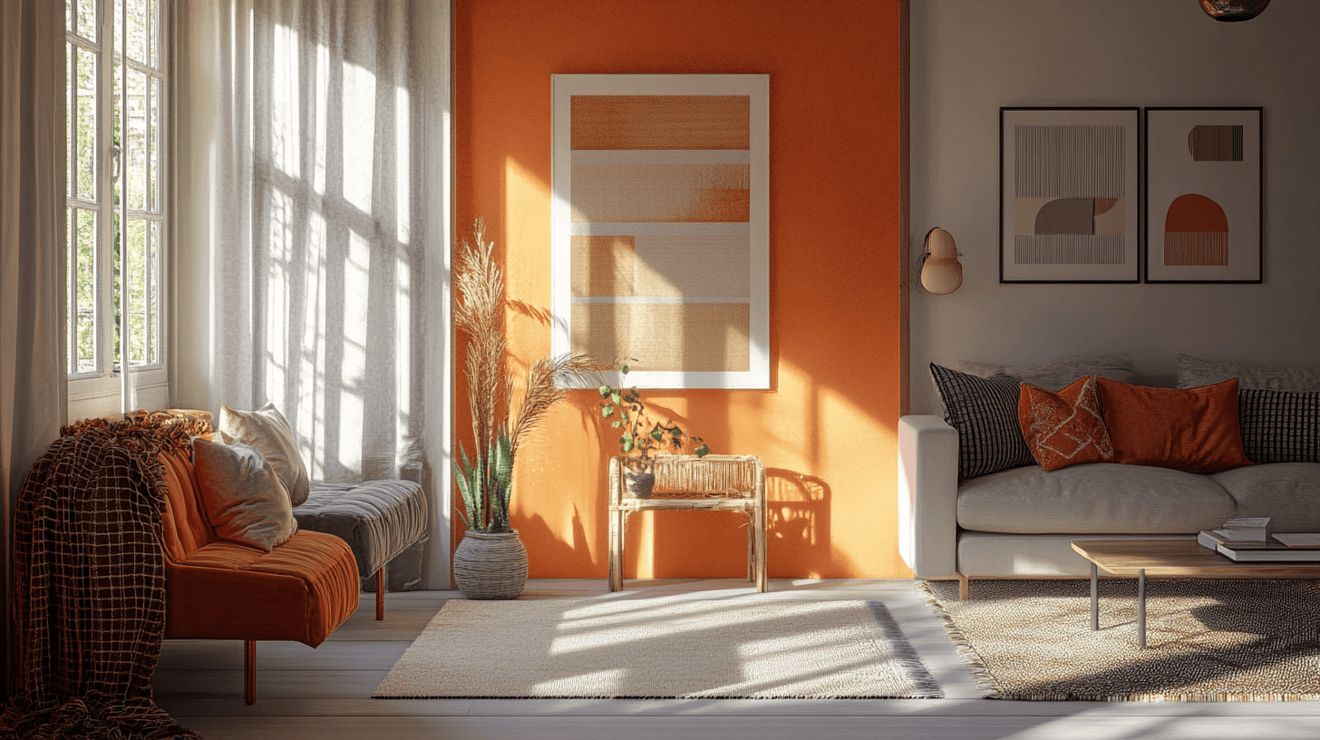 Wohnstile mit Orange kombinieren