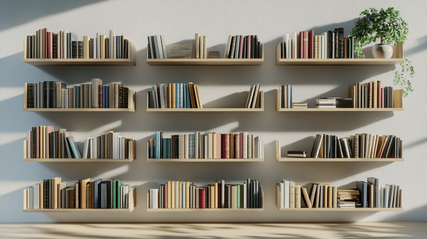 Designmöglichkeiten für offene Bücherwände