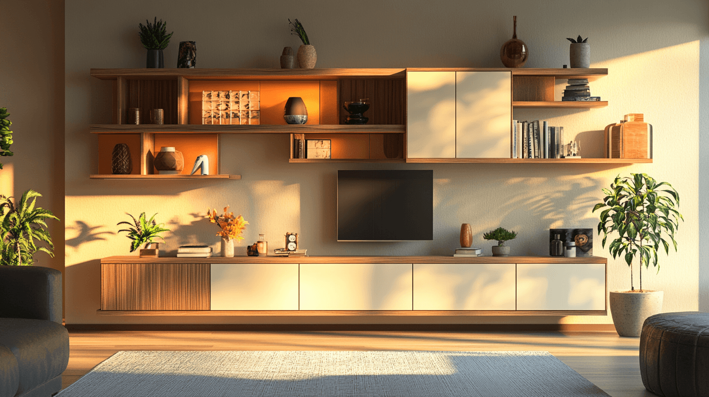 Ordnung mit Stil: Schrankwände für dein Wohnzimmer