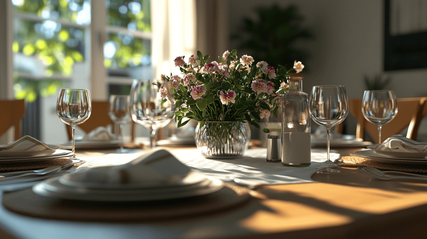 Frische Blumen als Tischdeko: So wird jede Mahlzeit zum Erlebnis