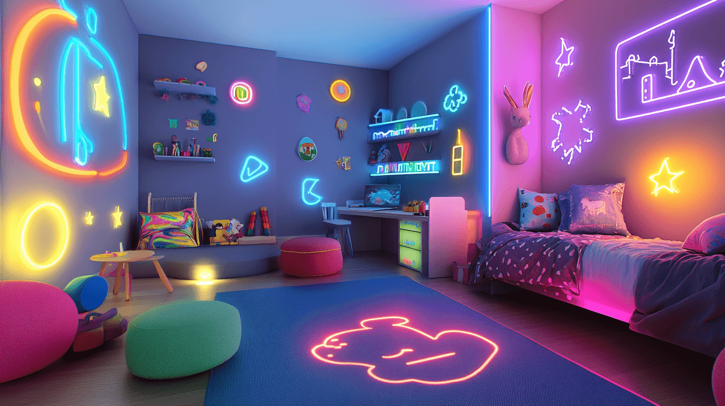 Dekorationsideen mit Neonfarben: Kreativität fördern