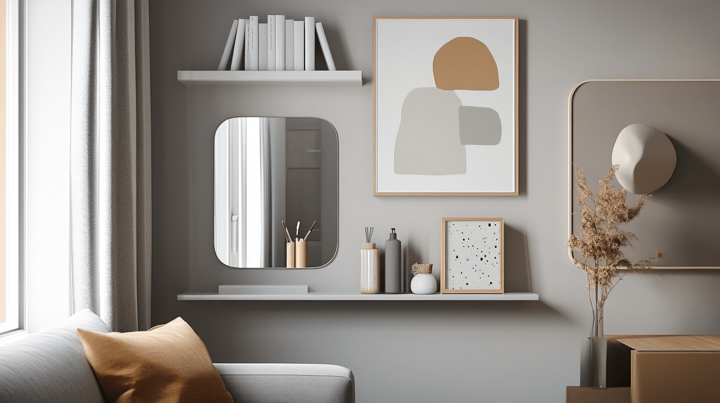 Platzsparende Dekorationen für kleine Gästezimmer