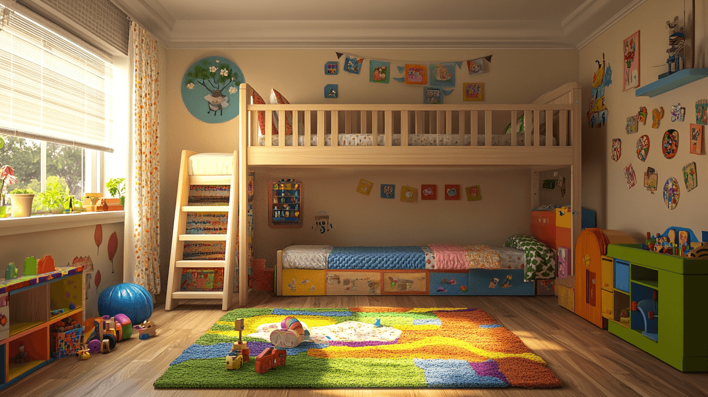 Kinderzimmer mit Hochbett: Mehr Platz für Spaß und Schlaf
