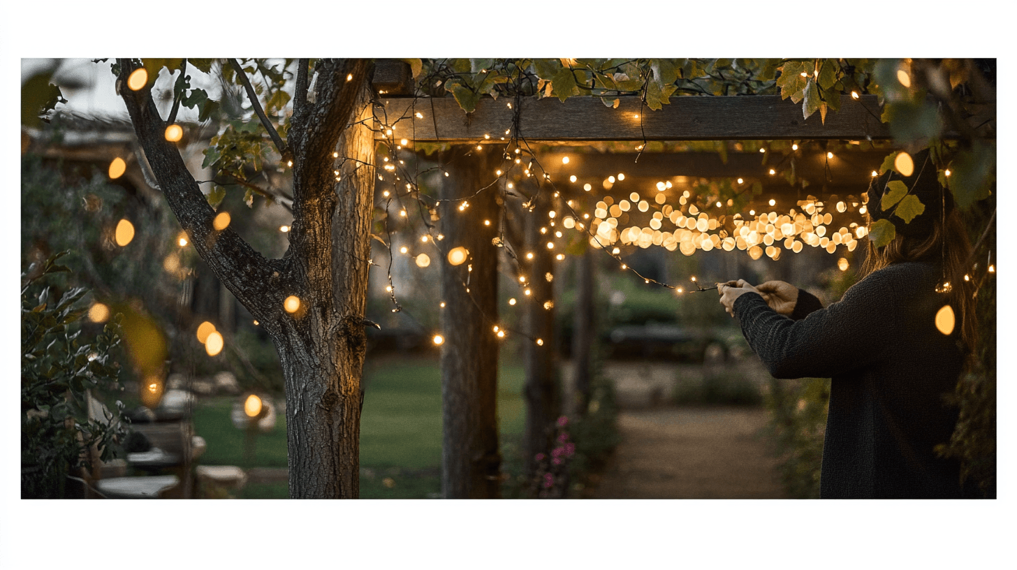 Tipps zur Installation von Lichterketten im Garten