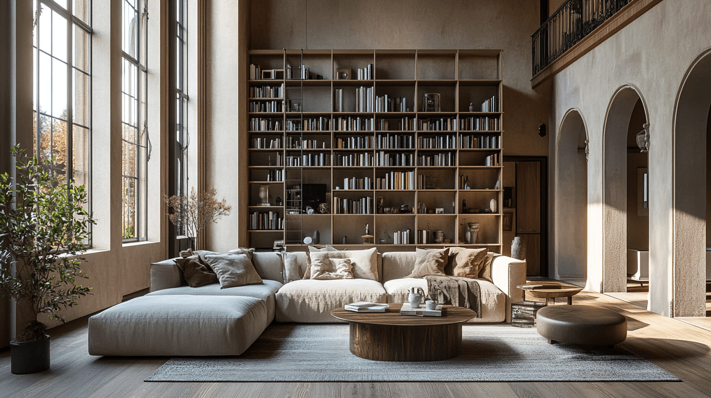 Möbelarrangements für hohe Decken
