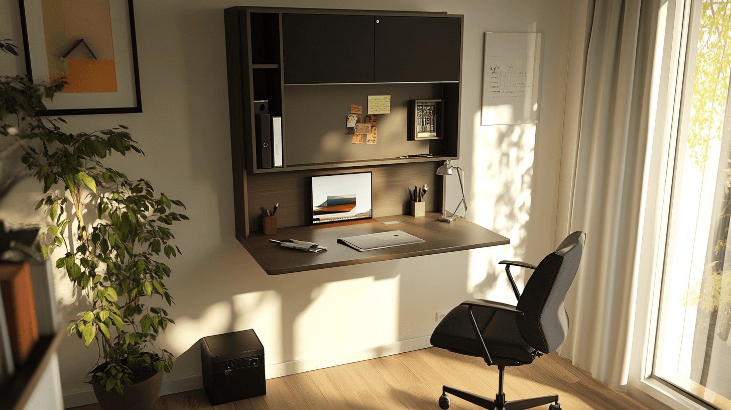 Home-Office-Ideen für kleine Räume: Platzsparend und produktiv
