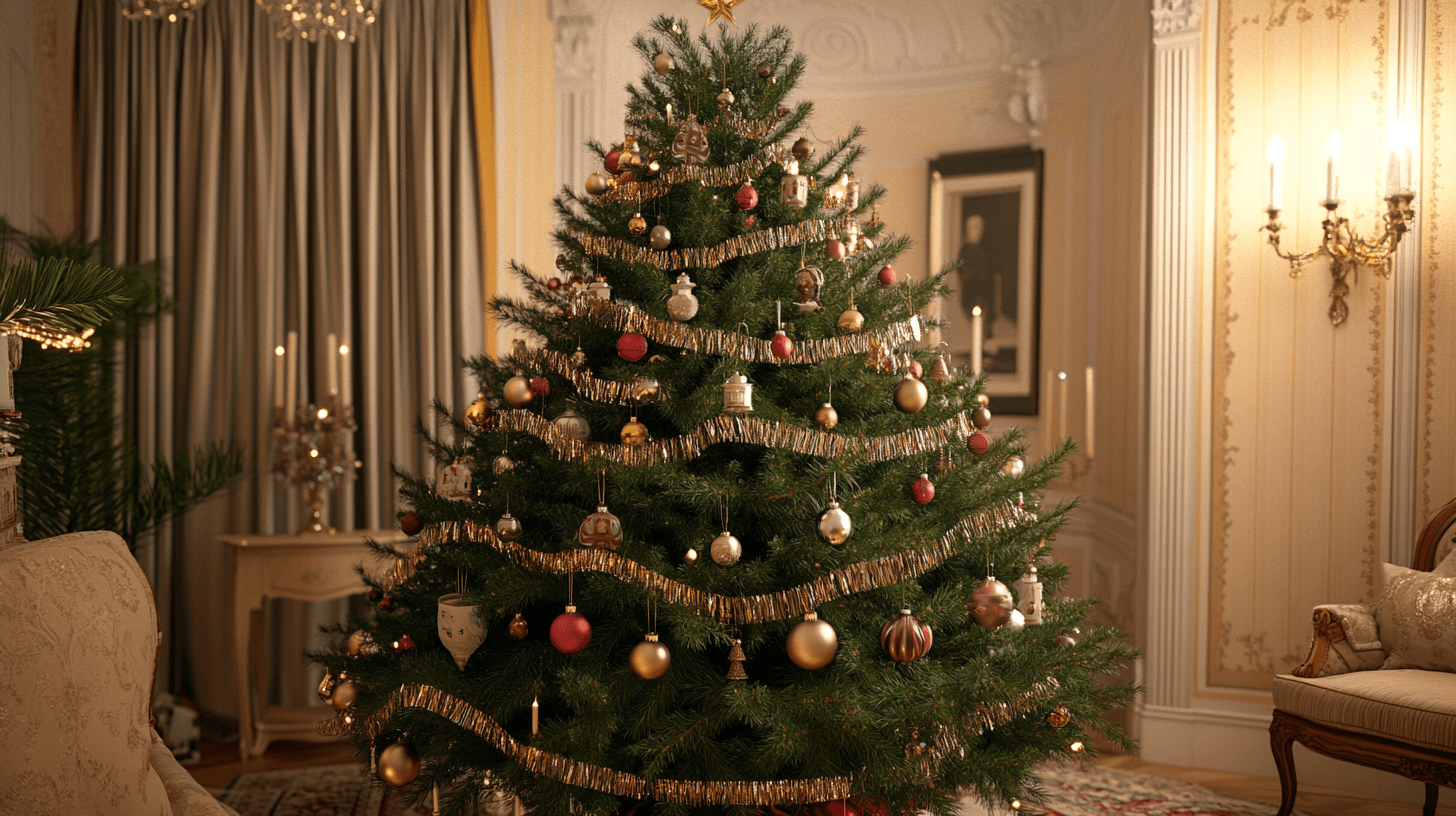 Traditionelle Weihnachtsbaumdekorationen
