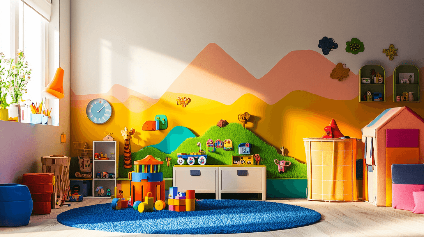 Kinderzimmer mit Spiellandschaft: Kreativität und Spaß fördern