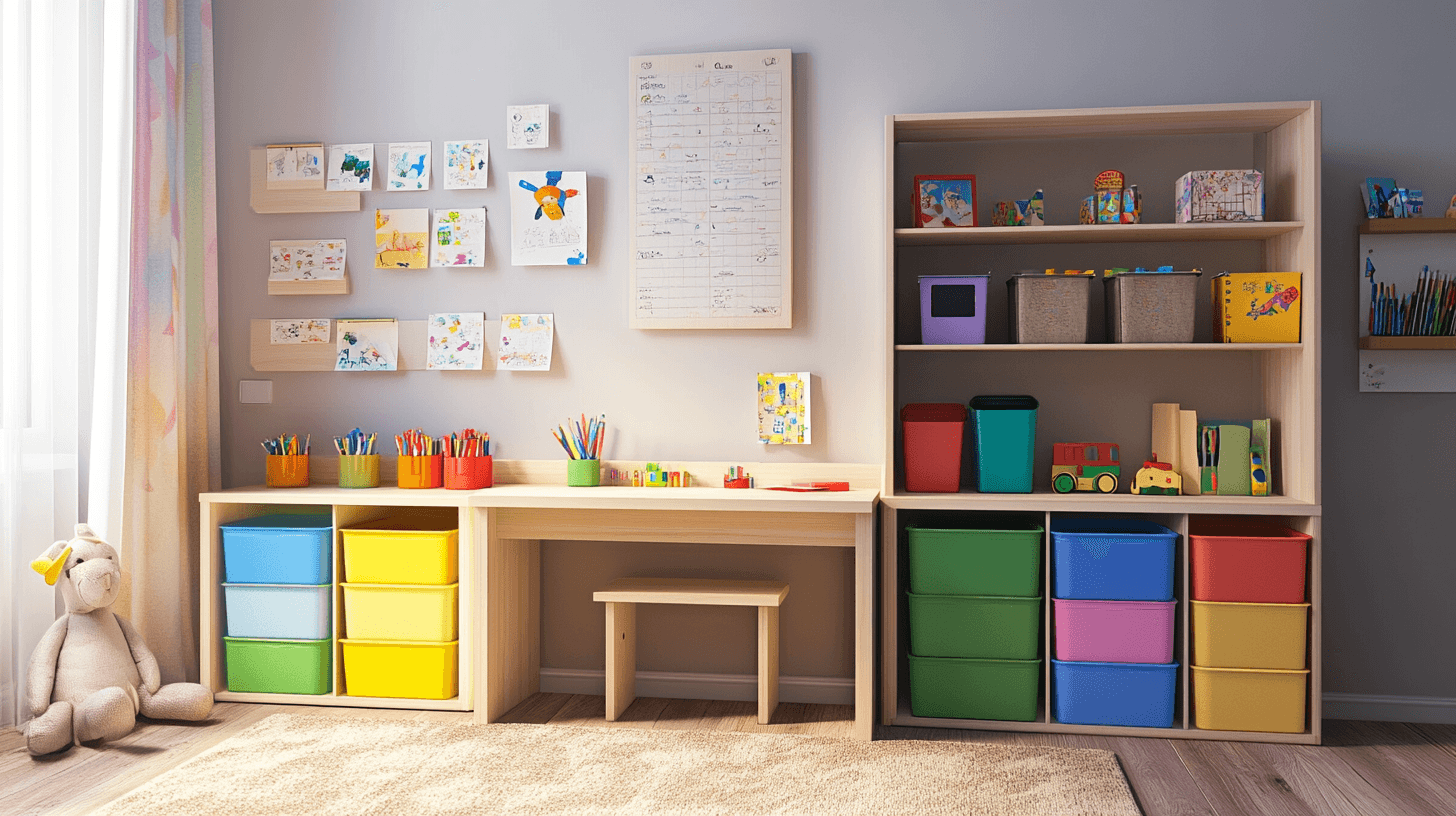 Möbel für ein kreatives und ordentliches Kinderzimmer