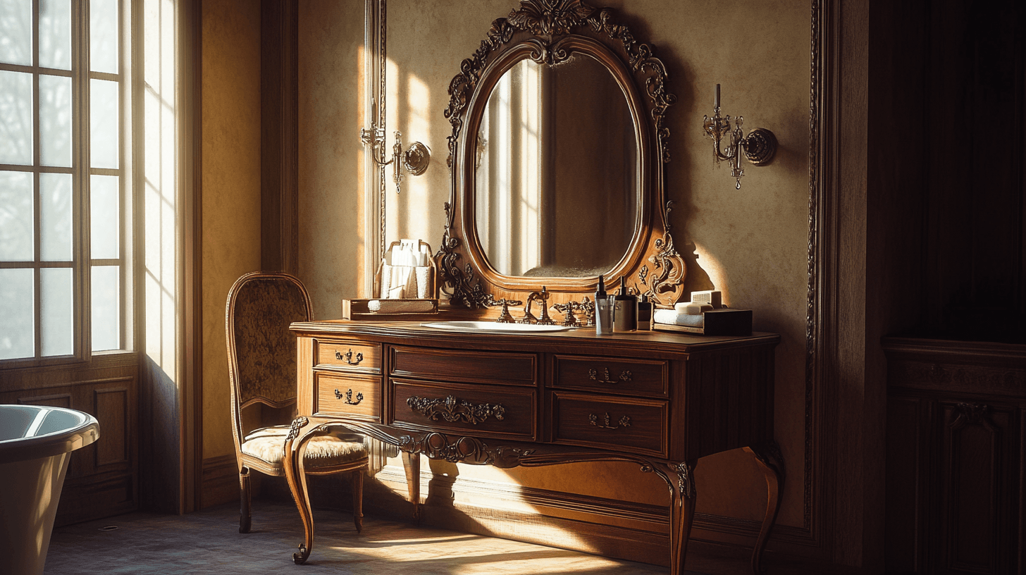 Möbel im Vintage-Stil für das Badezimmer