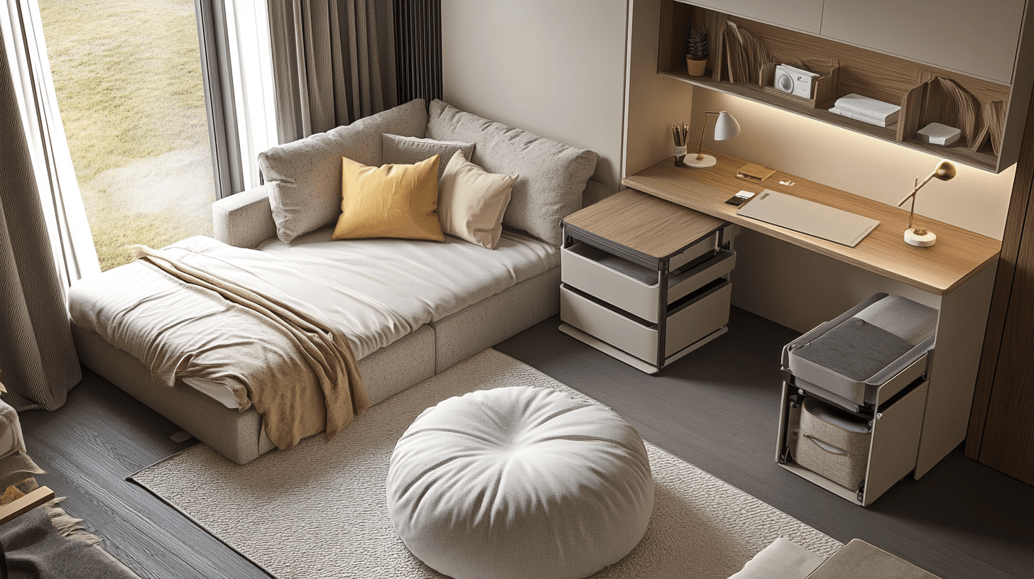 Multifunktionale Möbel für das Gästezimmer
