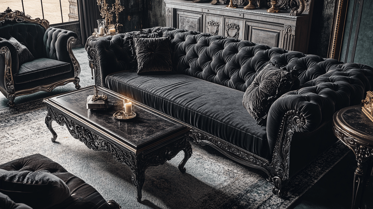 Möbel im Gothic Chic Stil: Dunkel und opulent