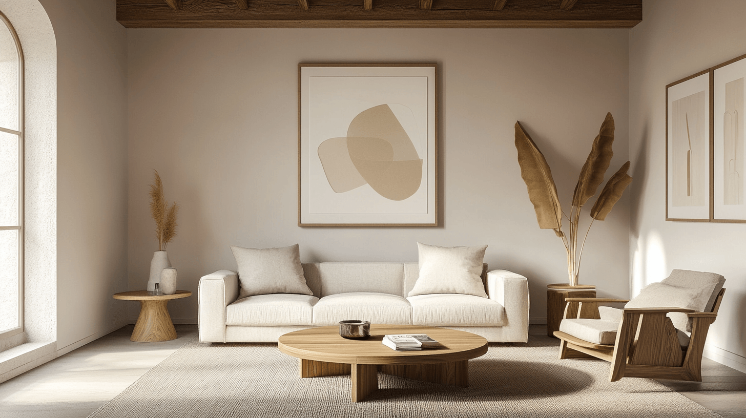 Dekoration im minimalistischen Stil