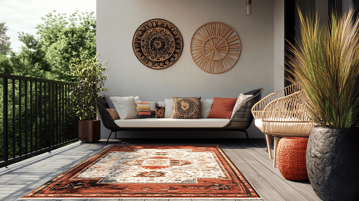 Stilvolle Gestaltungsideen mit Outdoor-Teppichen