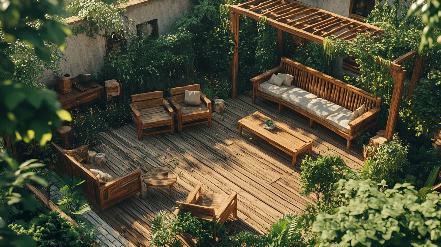 Holz im Garten: Vielseitigkeit und Wärme