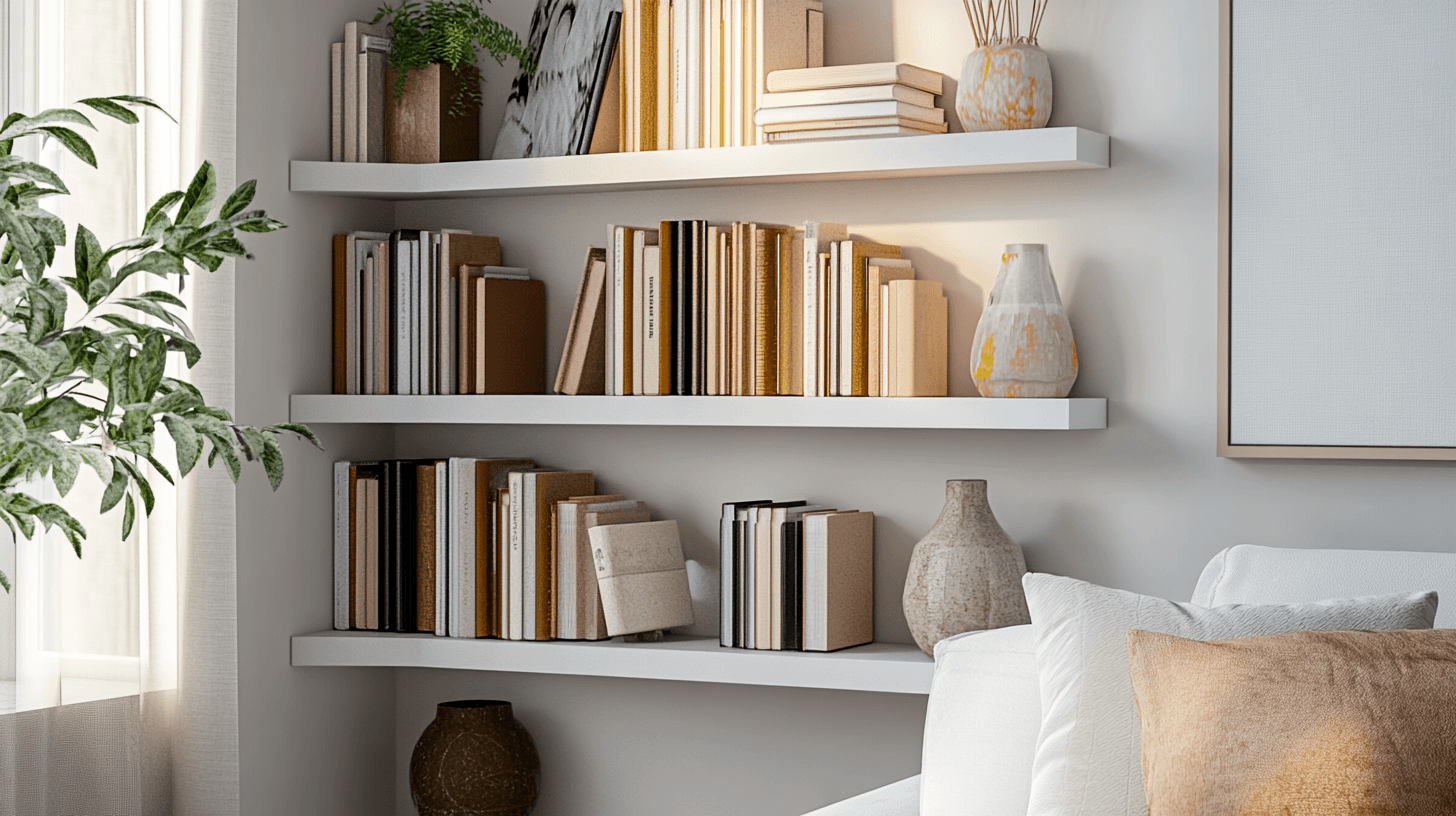 Eckregale im Wohnzimmer: Stilvoll und funktional
