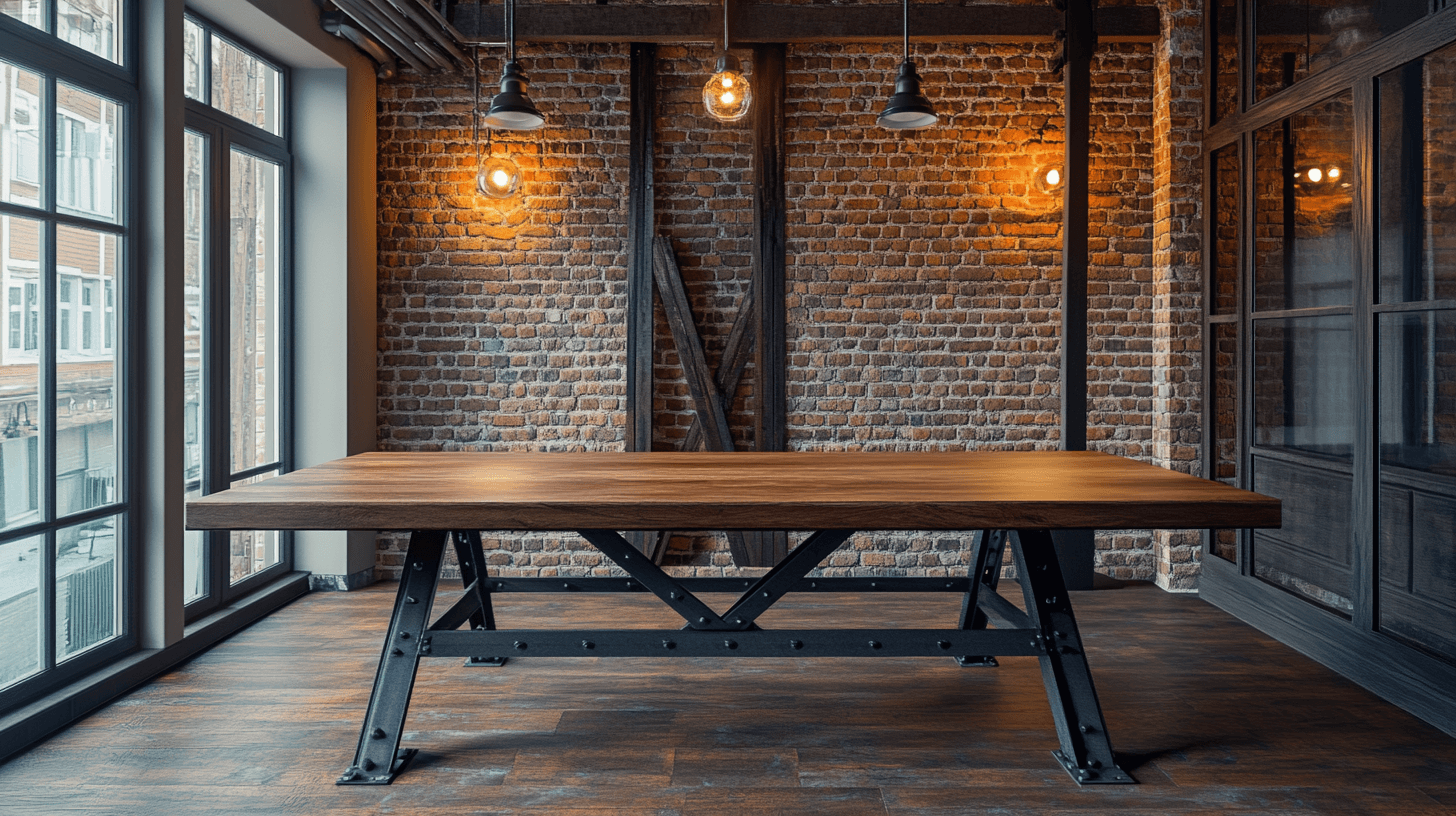 Esszimmer im Industrial-Stil: Metall und Holz für einen markanten Look