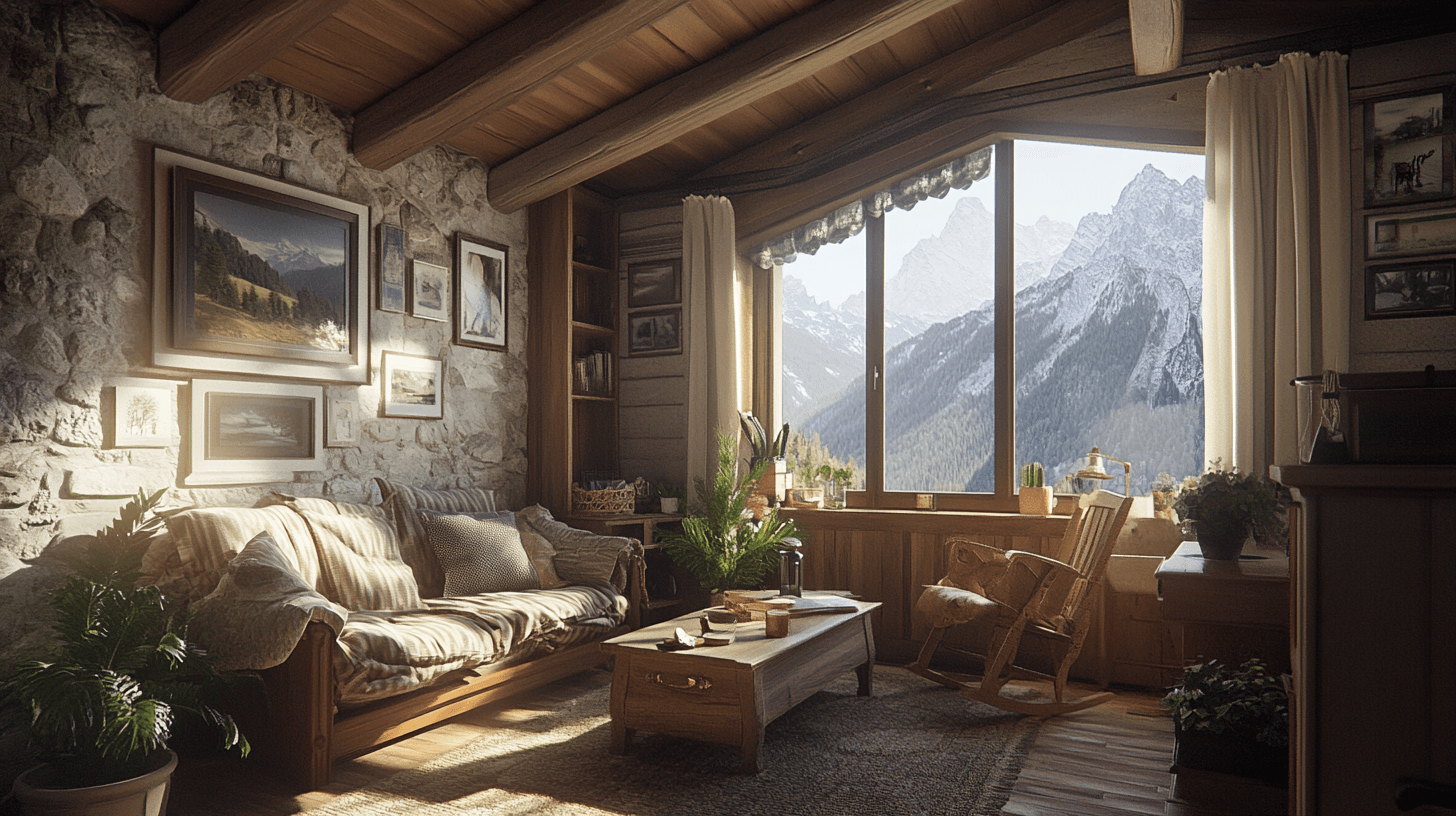 Wohnstile für die perfekte Mountain Lodge