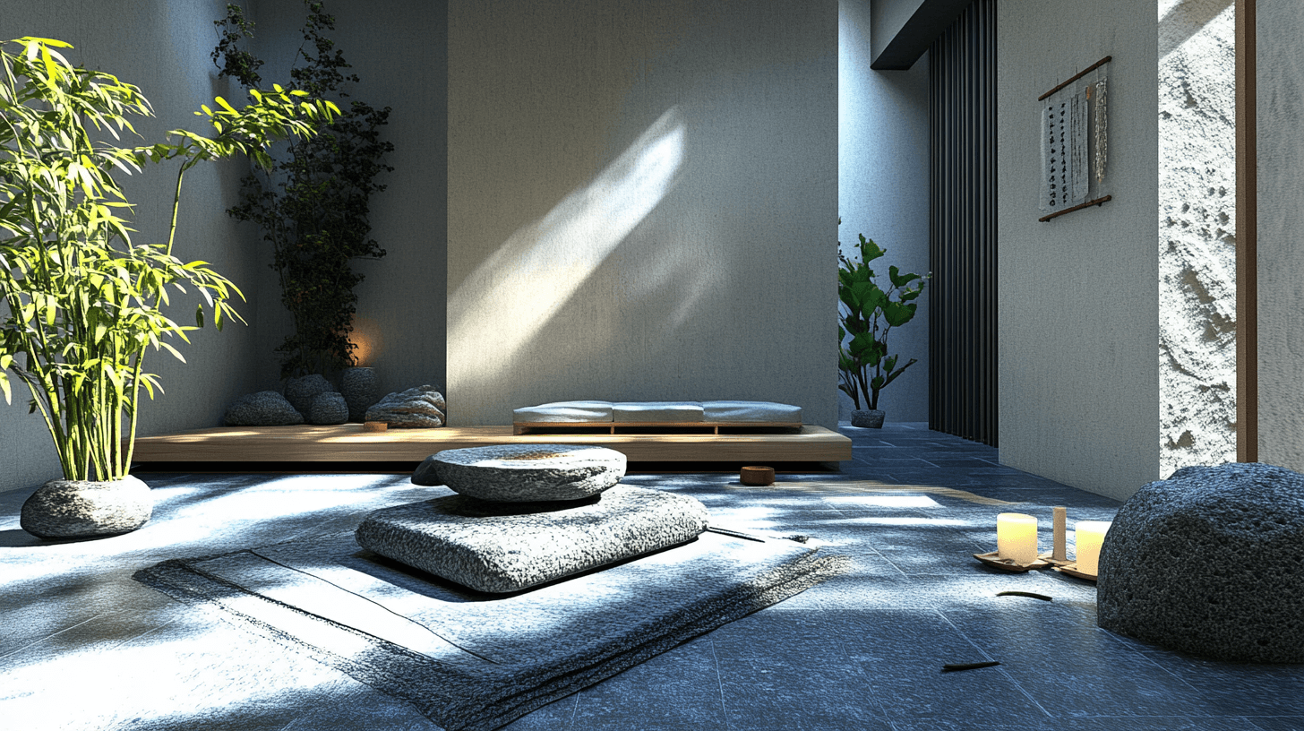 Wohnstile, die Zen-Design integrieren