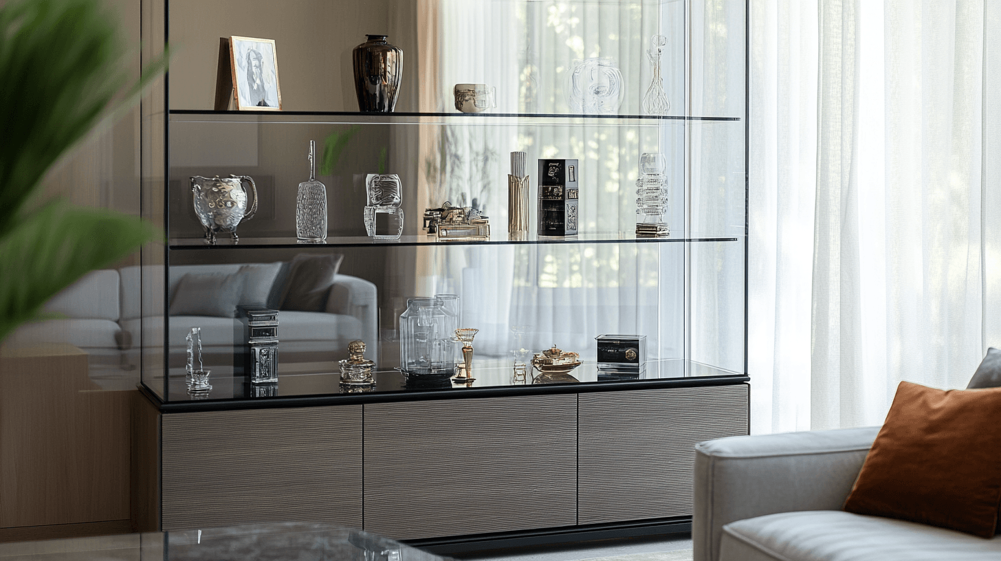 Modernes Design: Glasvitrinen für deine Sammlerstücke