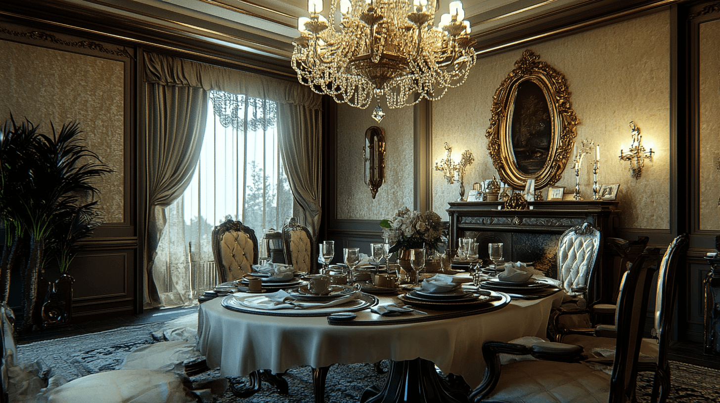 Esszimmer mit Kronleuchter: Eleganz und Atmosphäre vereinen