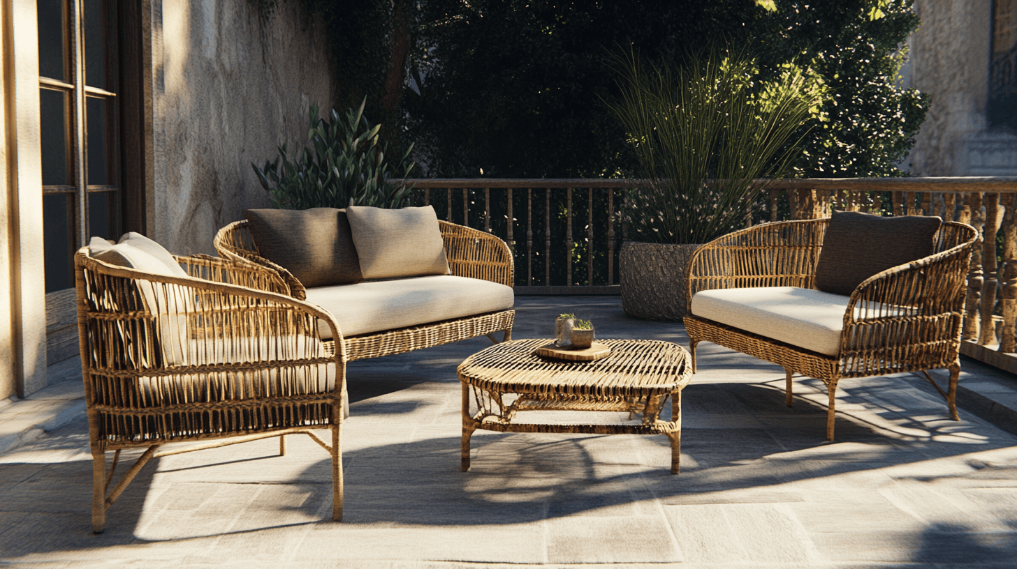 Die besten Materialien für Outdoor-Loungemöbel