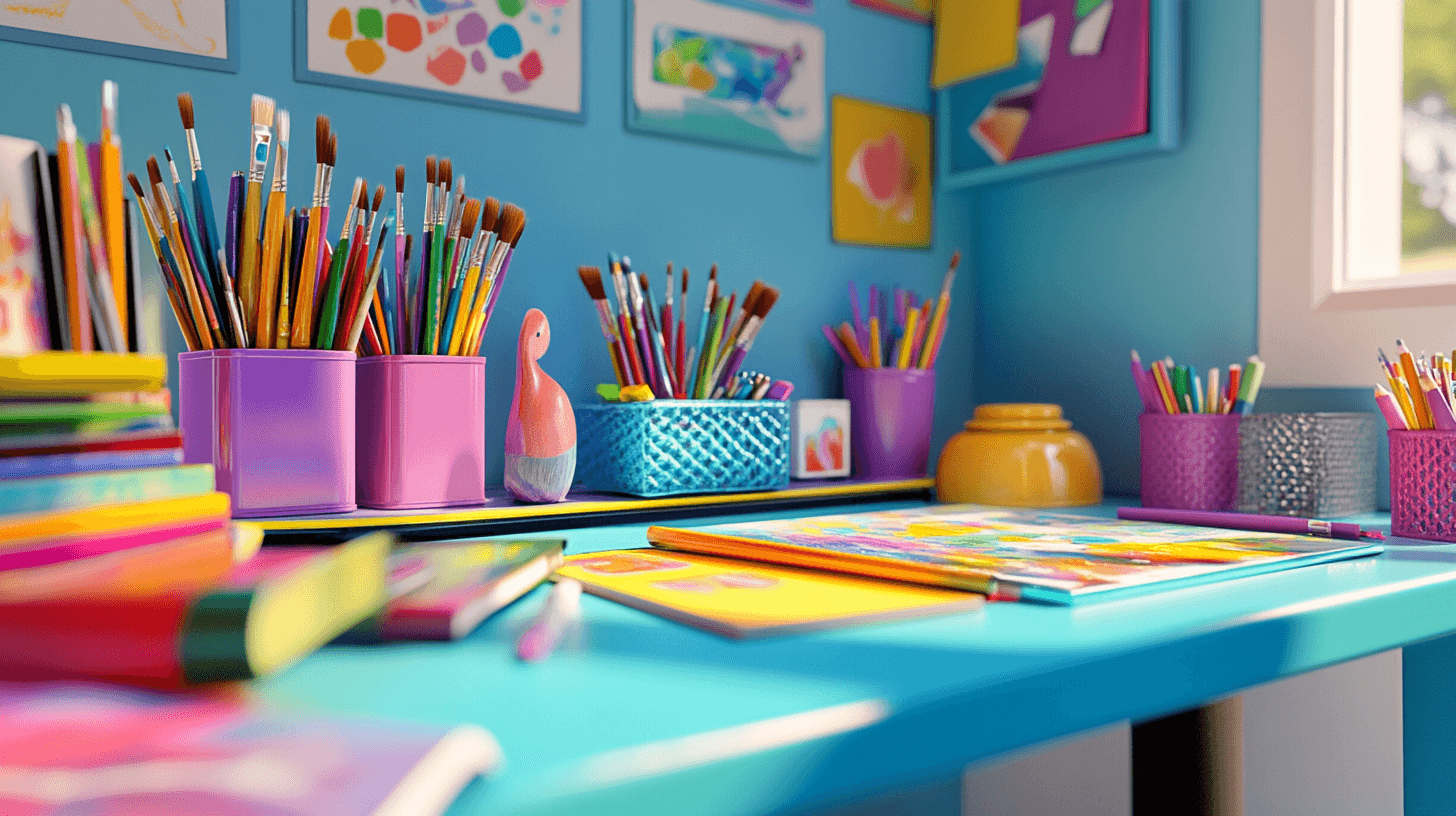 Kreativer Arbeitsplatz: Schreibtische für Kinder