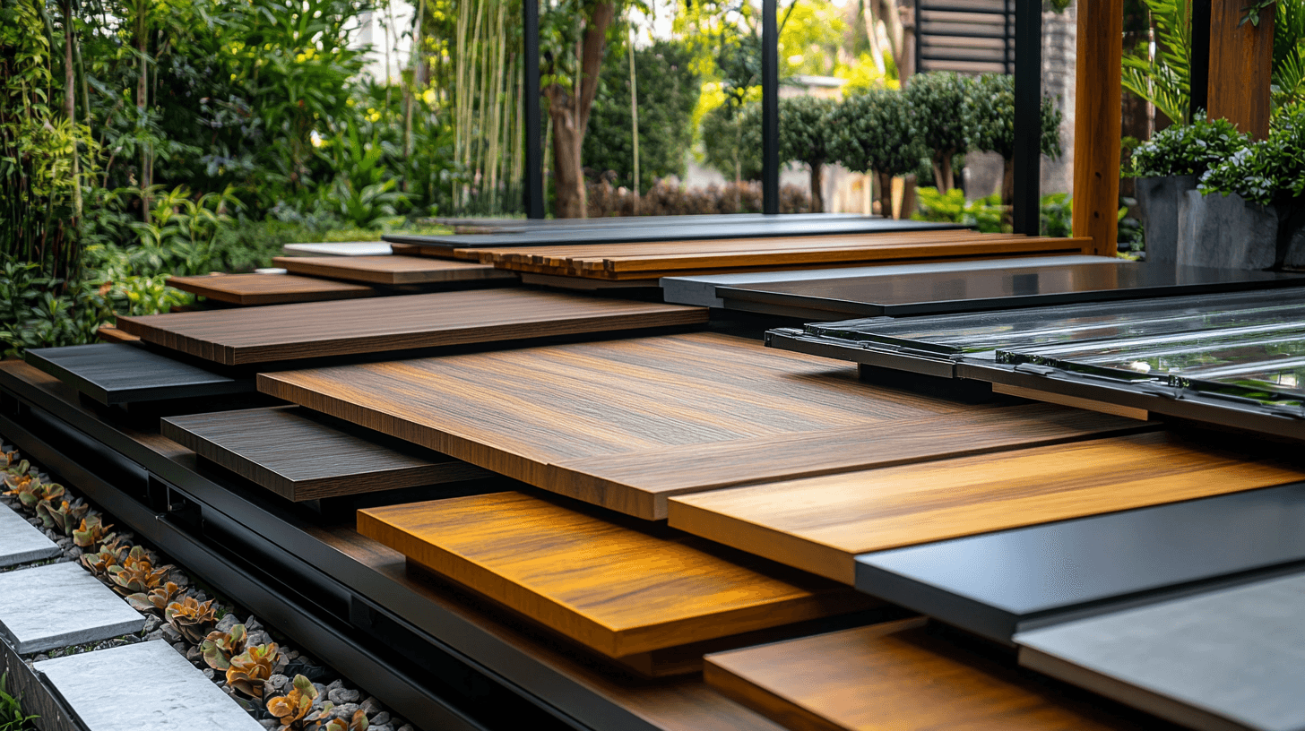 Materialien für Terrassenüberdachungen