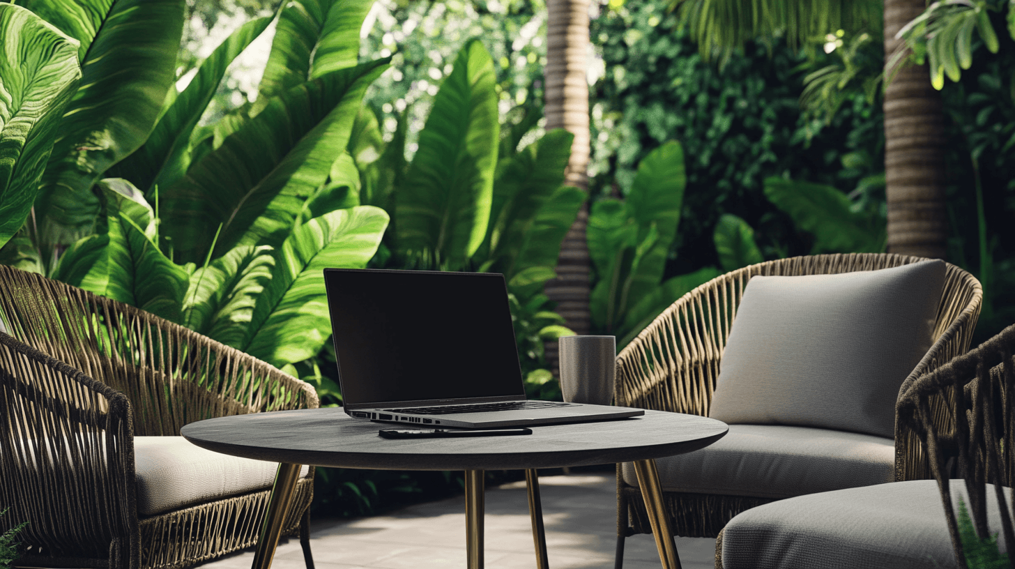 Arbeiten im Grünen: Gartenmöbel für dein Outdoor-Büro
