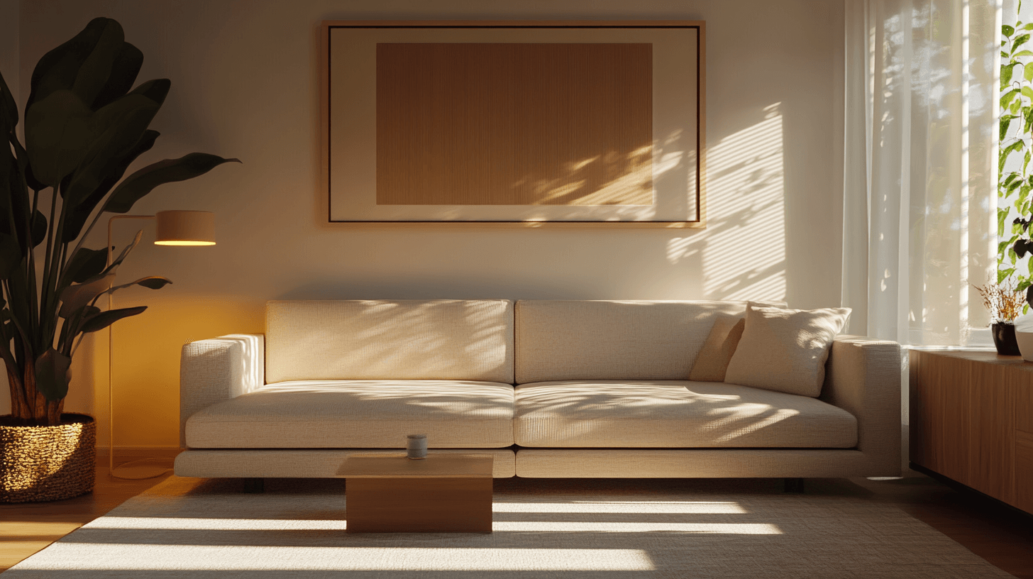 Dekoration im minimalistischen Wohnzimmer: Weniger ist mehr