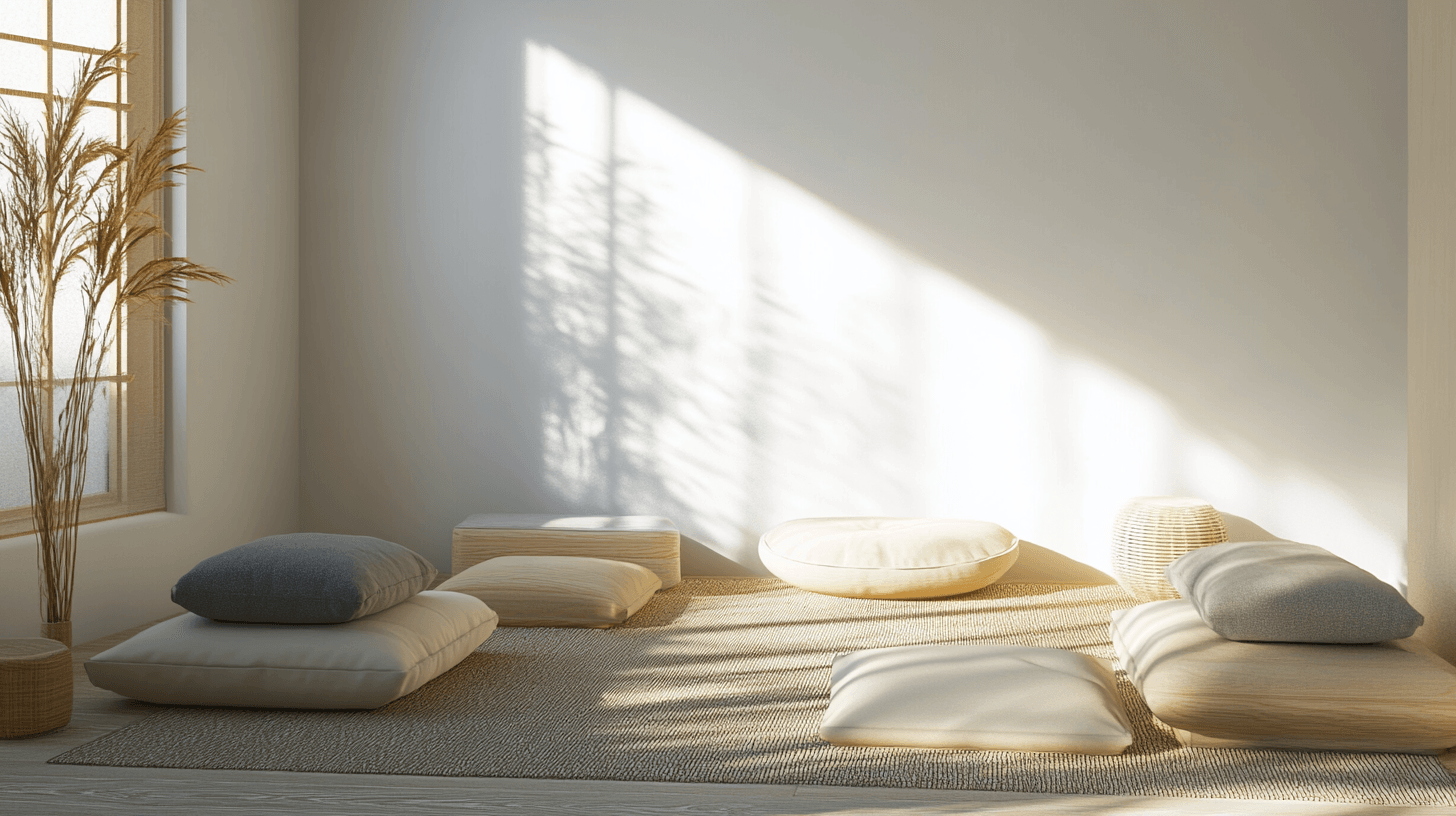 Möbel für meditative Räume