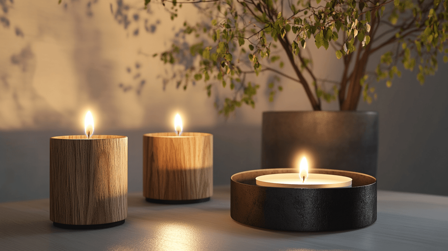 Minimalistische Kerzenständer: Weniger ist mehr
