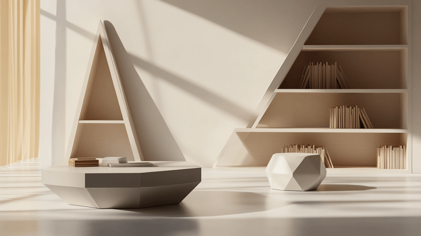 Geometrische Möbel: Funktionalität trifft auf Design